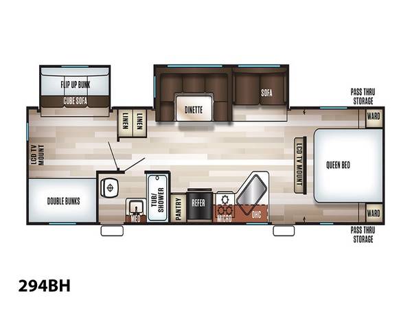 2018 Forest River Cherokee Bunk House 34